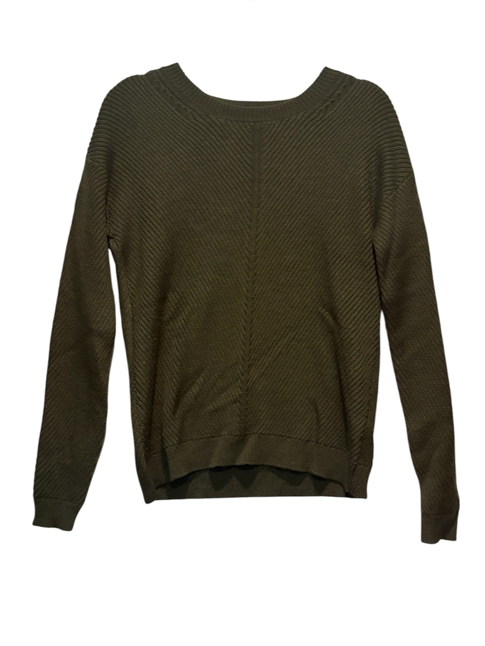 Wilfred Free - Women's Merino Wool Sweater. Size XS. Olive Green.